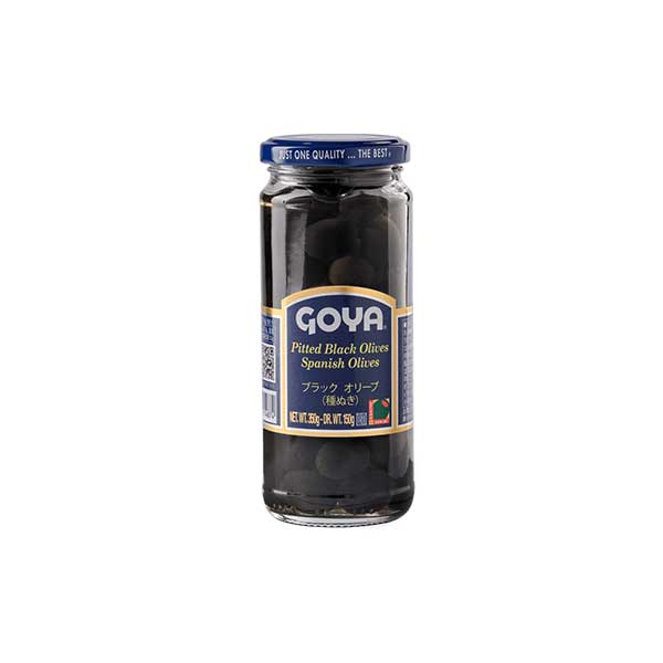 Goya pitted black olives (342g)
