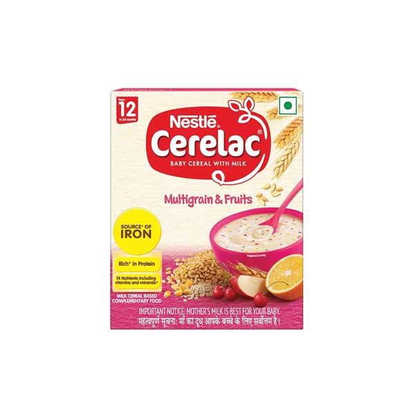 CERELAC 12-24 Months Multigrain Fruits Baby Cereal (300g) Nestle