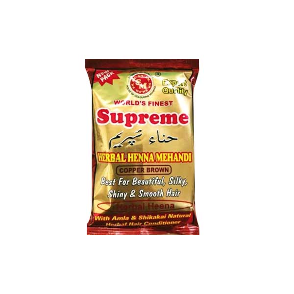 Supreme Copper Cream Herbal Henna Mehedi Brown (150g)