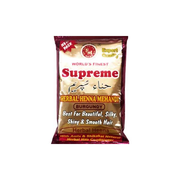 Supreme Herbal Henna Mehandi Burgundy Color (150g)