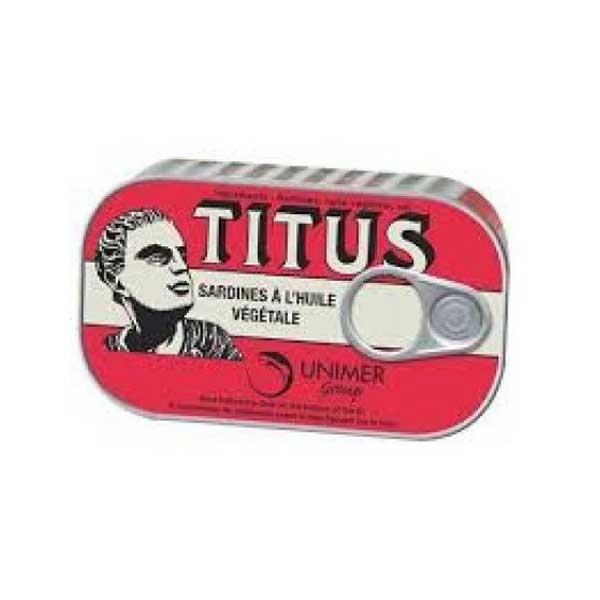 Unimer Titus (Sardines A L Huile Vegetale) (125g)