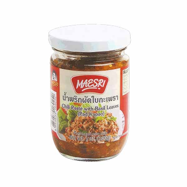 Chili Paste with Basil Leaves 200g