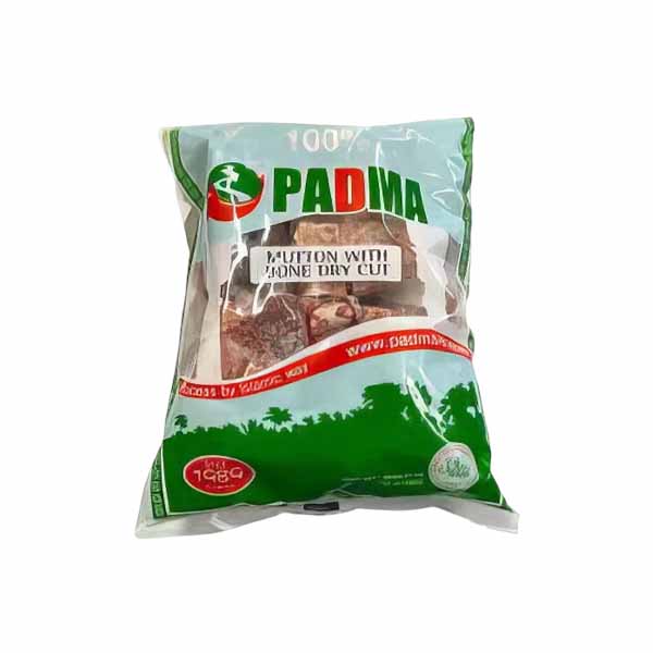 Mutton With Bone Dry Cut 1kg Padma