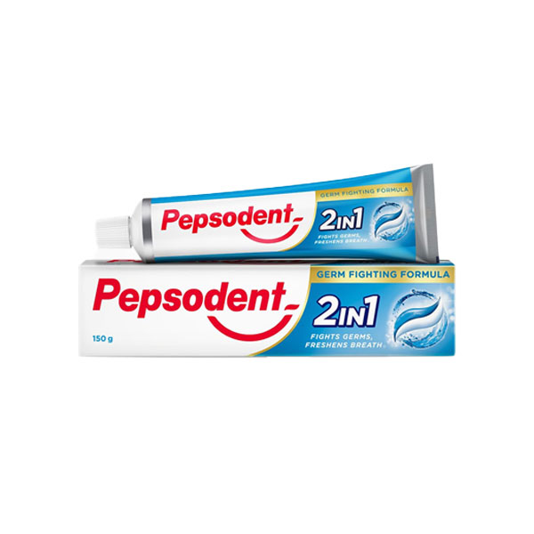 Pepsodent Fights Germs Freshens Breath 2 in 1 150g