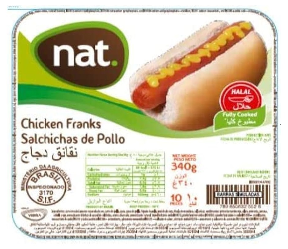 Chicken Sausages (340g)Nat