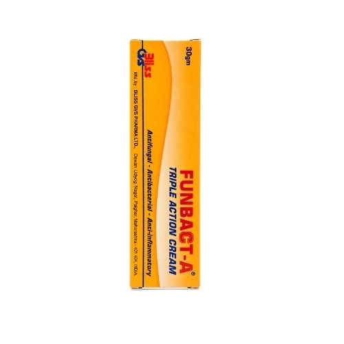 Funbact-A Triple Action Cream – 30g